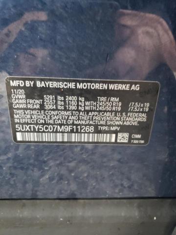 Photo 14 from auction – 2021 BMW X3 XDRIVE3 with VIN 5UXTY5C07M9F11268