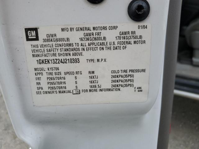 Photo 14 from auction – 2004 GMC YUKON with VIN 1GKEK13Z24J210393