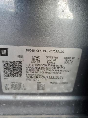 Photo 14 from auction – 2018 CHEVROLET TRAVERSE L with VIN 1GNERFKW7JJ213174