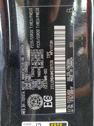 Photo 14 from auction – 2021 LEXUS RX 350 with VIN 2T2JZMDA9MC267536