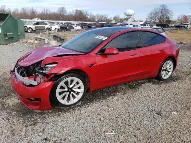 TESLA MODEL 3 2022 with VIN 5YJ3E1EB0NF117732 - Photo from auction