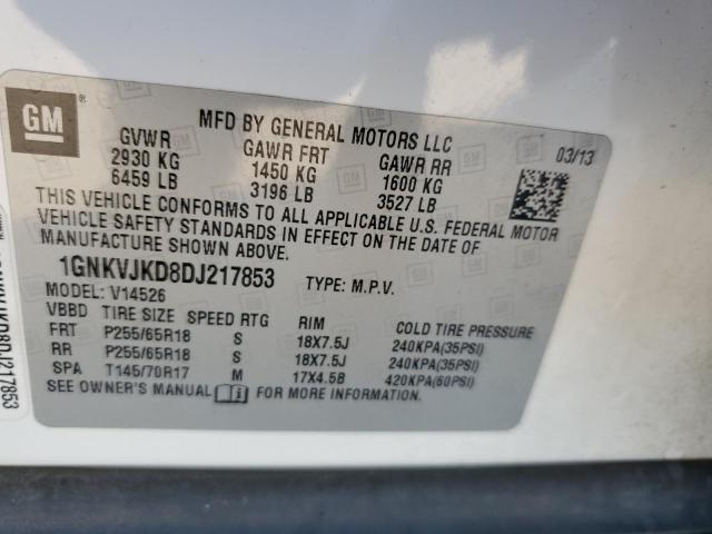 Photo 14 from auction – 2013 CHEVROLET TRAVERSE L with VIN 1GNKVJKD8DJ217853