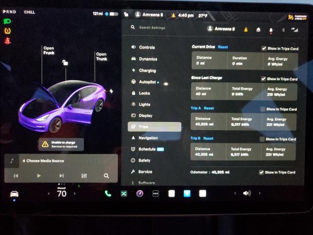 Photo 9 from auction – 2021 TESLA MODEL 3 with VIN 5YJ3E1EA4MF083526