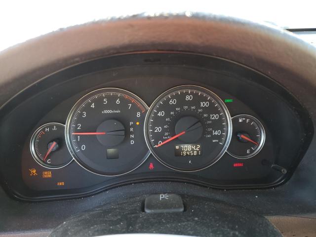 Photo 9 from auction – 2009 SUBARU LEGACY 2.5 with VIN 4S3BL616897216687