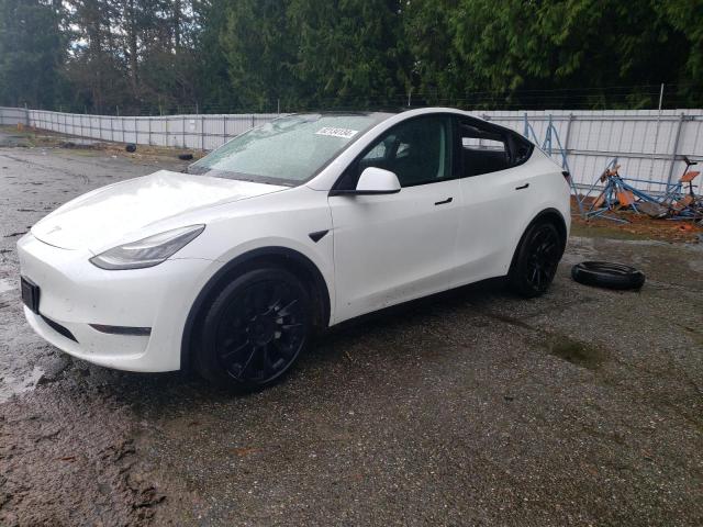 TESLA MODEL Y 2020 with VIN 5YJYGDEE1LF055587 - Photo from auction