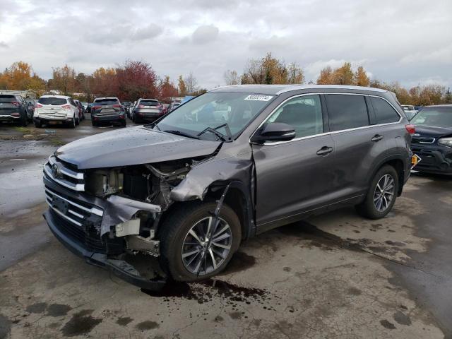TOYOTA HIGHLANDER 2018 with VIN 5TDJZRFH0JS535257 - Photo from auction