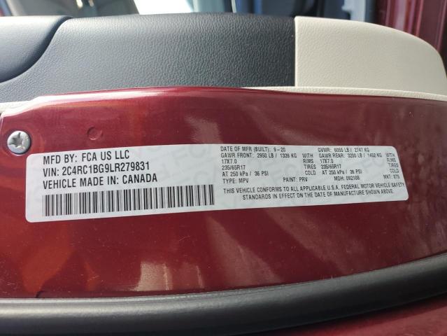 Photo 14 from auction – 2020 CHRYSLER PACIFICA T with VIN 2C4RC1BG9LR279831