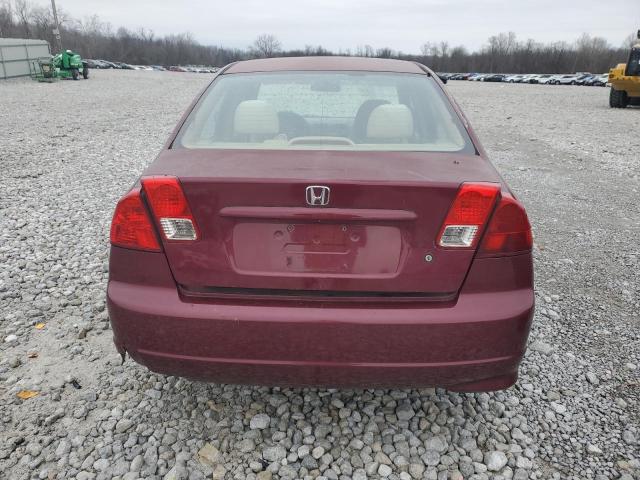 Photo 6 from auction – 2004 HONDA CIVIC EX with VIN 2HGES26724H615314