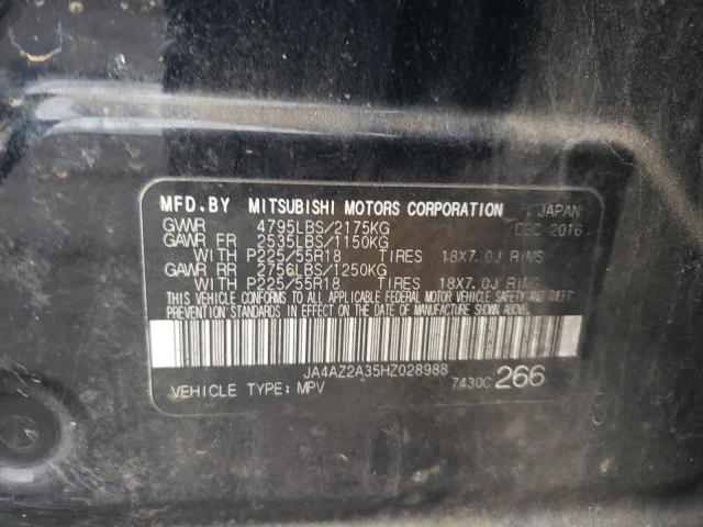 Photo 14 from auction – 2017 MITSUBISHI OUTLANDER with VIN JA4AZ2A35HZ028988