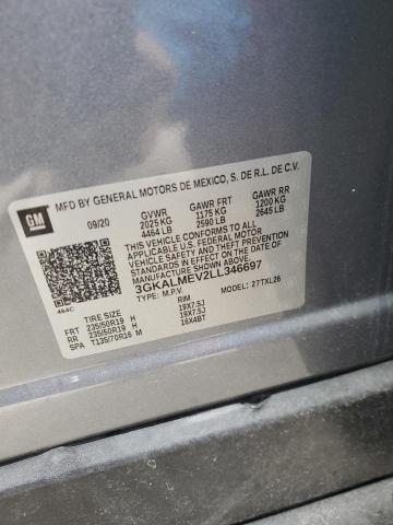 Photo 14 from auction – 2020 GMC TERRAIN SL with VIN 3GKALMEV2LL346697