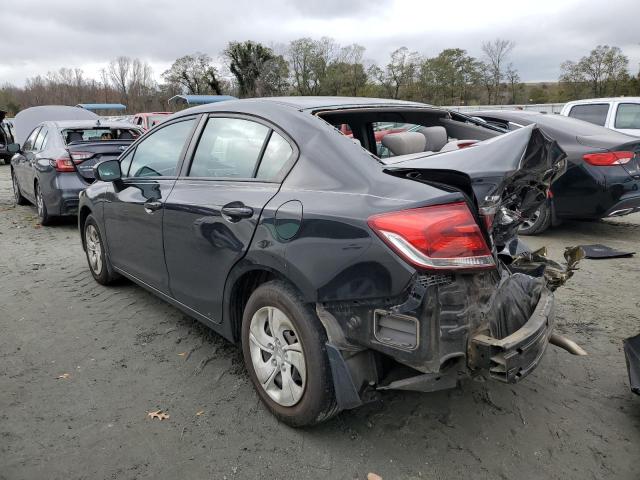 Photo 2 from auction – 2014 HONDA CIVIC LX with VIN 2HGFB2F59EH509737