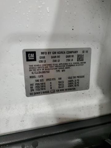 Photo 14 from auction – 2018 CHEVROLET TRAX 1LT with VIN KL7CJLSB4JB657932