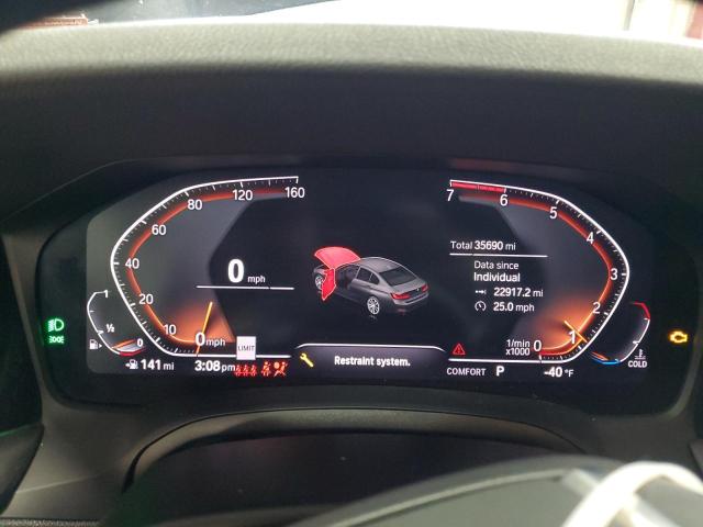 Photo 9 from auction – 2020 BMW 330XI with VIN 3MW5R7J02L8B46104