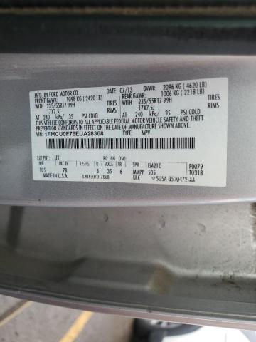 Photo 14 from auction – 2014 FORD ESCAPE S with VIN 1FMCU0F76EUA28368