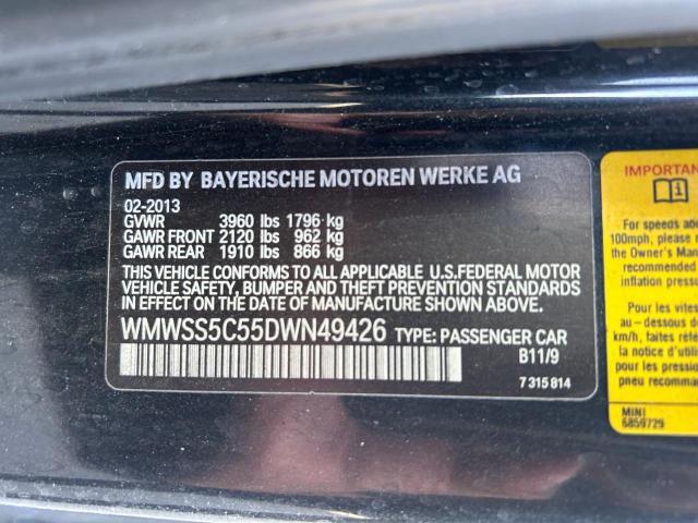 Photo 10 from auction – 2013 MINI COOPER S P with VIN WMWSS5C55DWN49426