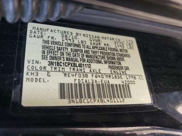 Photo 14 from auction – 2011 NISSAN VERSA S with VIN 3N1BC1CPXBL401112