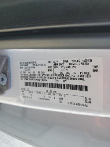 Photo 14 from auction – 2019 FORD ESCAPE S with VIN 1FMCU0F75KUB19935