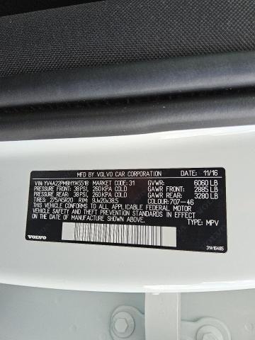 Photo 14 from auction – 2017 VOLVO XC90 T6 with VIN YV4A22PM8H1145518