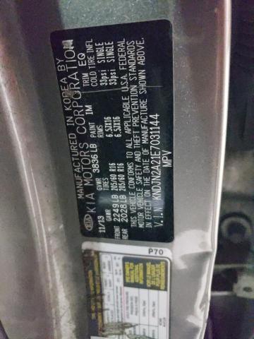 Photo 14 from auction – 2014 KIA SOUL with VIN KNDJN2A21E7031144