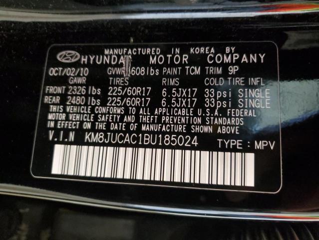 Photo 14 from auction – 2011 HYUNDAI TUCSON GLS with VIN KM8JUCAC1BU185024