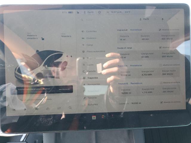 Photo 9 from auction – 2024 TESLA MODEL Y with VIN 7SAYGAEE8RF037176