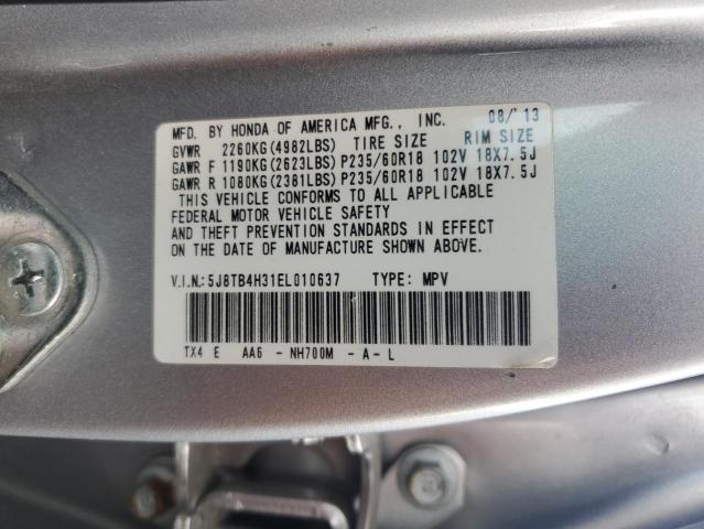 Photo 14 from auction – 2014 ACURA RDX with VIN 5J8TB4H31EL010637