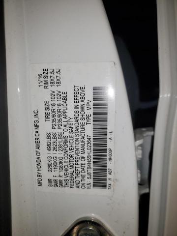 Photo 14 from auction – 2017 ACURA RDX TECHNO with VIN 5J8TB4H56HL023647