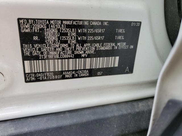 Photo 14 from auction – 2020 TOYOTA RAV4 LE with VIN 2T3F1RFV8LC088442