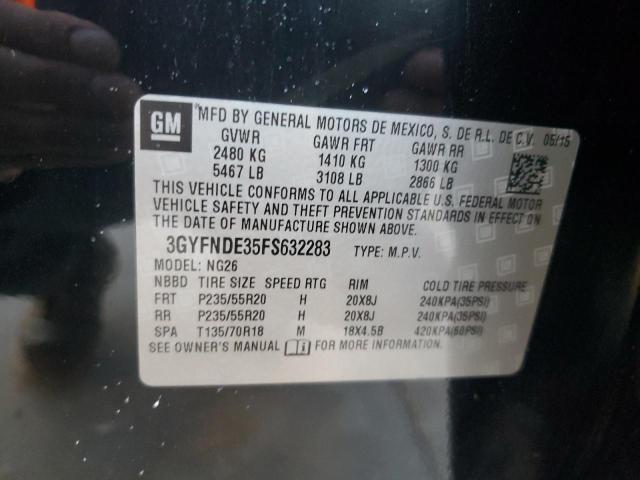 Photo 14 from auction – 2015 CADILLAC SRX PREMIU with VIN 3GYFNDE35FS632283