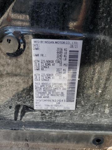 Photo 14 from auction – 2015 NISSAN ROGUE S with VIN 5N1AT2MT4FC922043