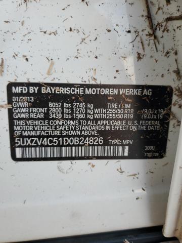 Photo 14 from auction – 2013 BMW X5 XDRIVE3 with VIN 5UXZV4C51D0B24826