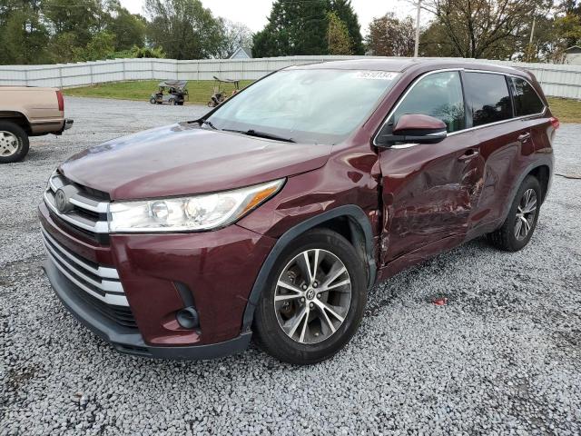 TOYOTA HIGHLANDER 2018 with VIN 5TDZARFH4JS033006 - Photo from auction