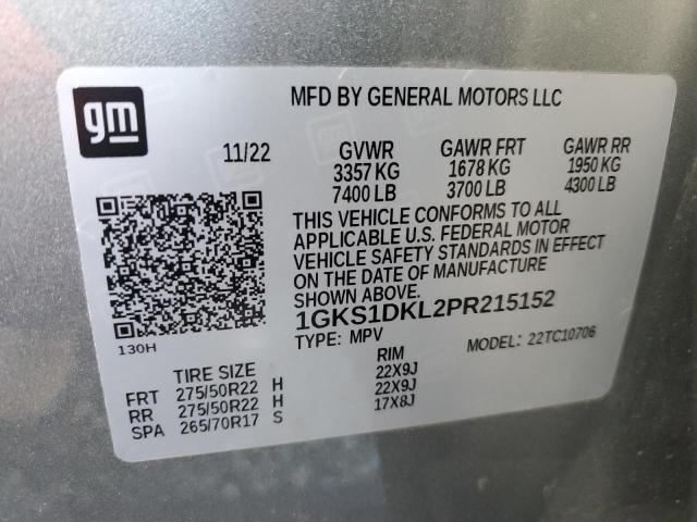 Photo 14 from auction – 2023 GMC YUKON DENA with VIN 1GKS1DKL2PR215152