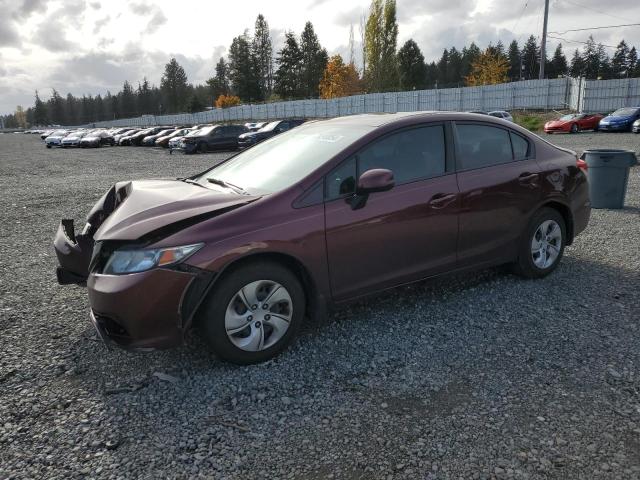 HONDA CIVIC LX 2013 with VIN 19XFB2F55DE268915 - Photo from auction