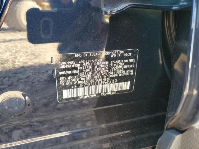 Photo 14 from auction – 2021 SUBARU FORESTER S with VIN JF2SKALC1MH549049