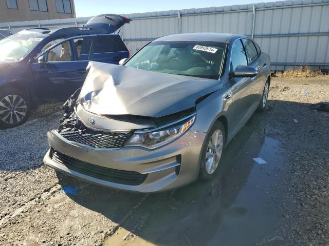KIA OPTIMA EX 2018 with VIN 5XXGU4L30JG199955 - Photo from auction