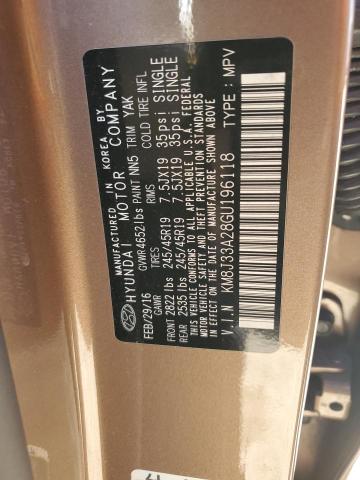 Photo 14 from auction – 2016 HYUNDAI TUCSON LIM with VIN KM8J33A28GU196118