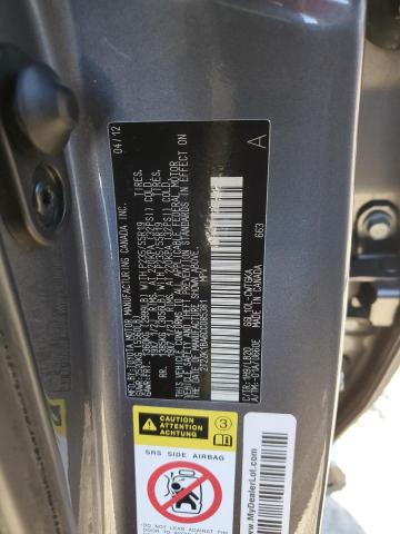 Photo 14 from auction – 2012 LEXUS RX 350 with VIN 2T2ZK1BA6CC085381