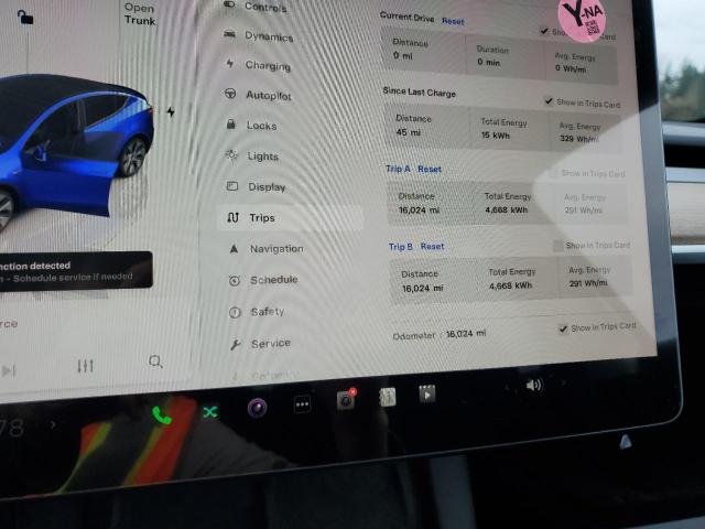 Photo 9 from auction – 2023 TESLA MODEL Y with VIN 7SAYGAEE6PF880192