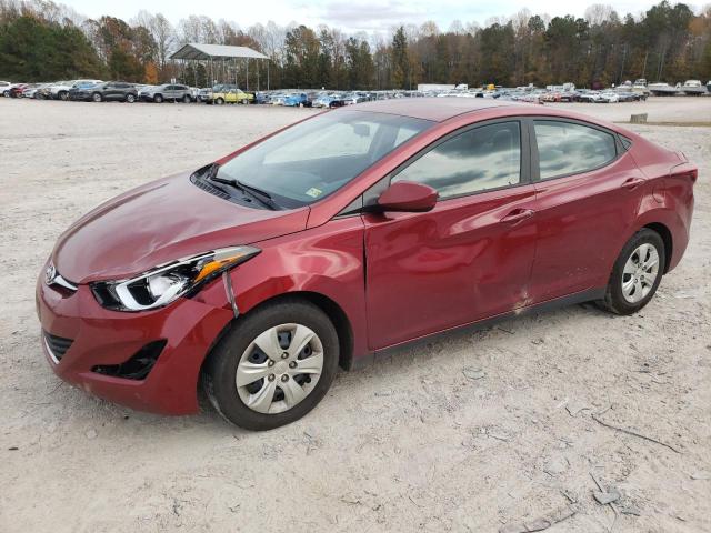 HYUNDAI ELANTRA SE 2016 with VIN 5NPDH4AE1GH754307 - Photo from auction