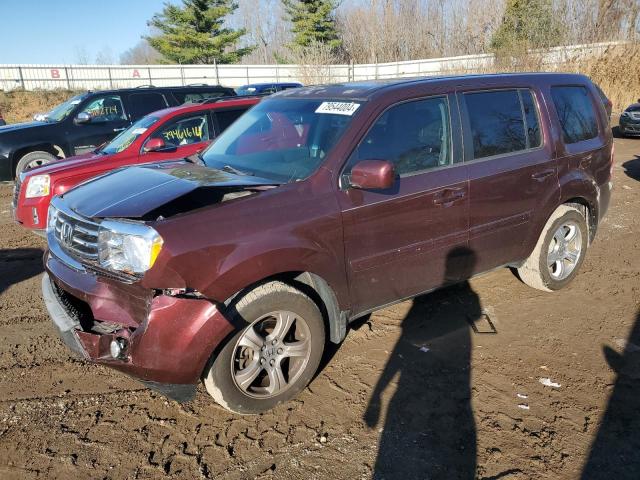 HONDA PILOT EXL 2012 with VIN 5FNYF3H55CB018342 - Photo from auction
