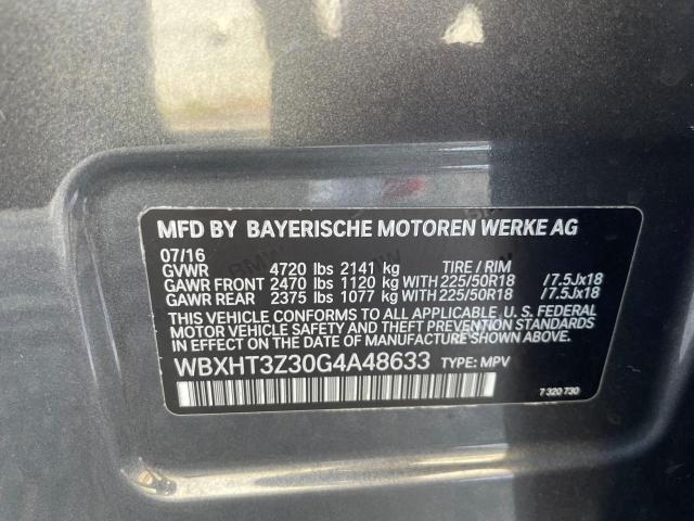 Photo 10 from auction – 2016 BMW X1 XDRIVE2 with VIN WBXHT3Z30G4A48633