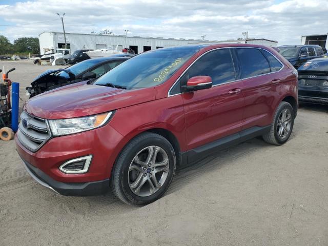 FORD EDGE TITAN 2017 with VIN 2FMPK3K9XHBB75545 - Photo from auction