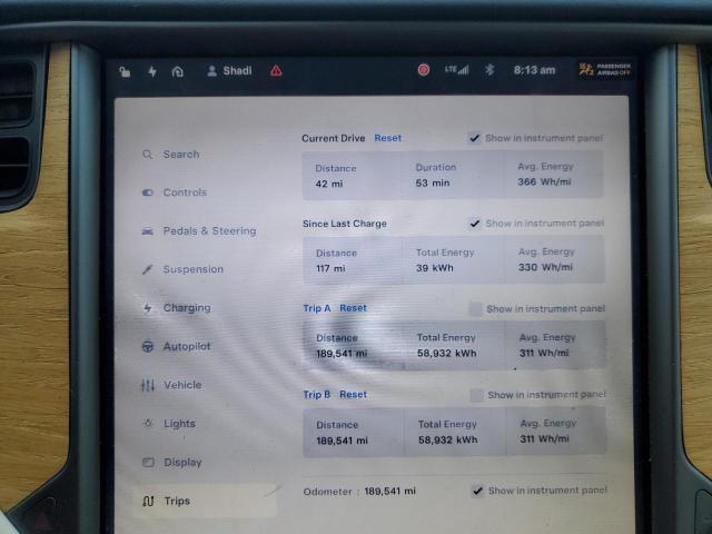 Photo 9 from auction – 2020 TESLA MODEL S with VIN 5YJSA1E22LF403053