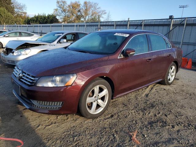 VOLKSWAGEN PASSAT SE 2014 with VIN 1VWBT7A33EC100985 - Photo from auction