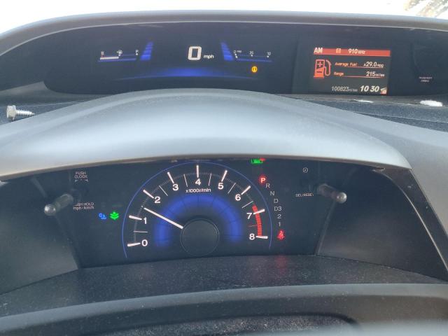 Photo 9 from auction – 2012 HONDA CIVIC LX with VIN 19XFB2F52CE351510