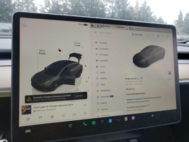 Photo 9 from auction – 2023 TESLA MODEL 3 with VIN 5YJ3E1EB2PF461453