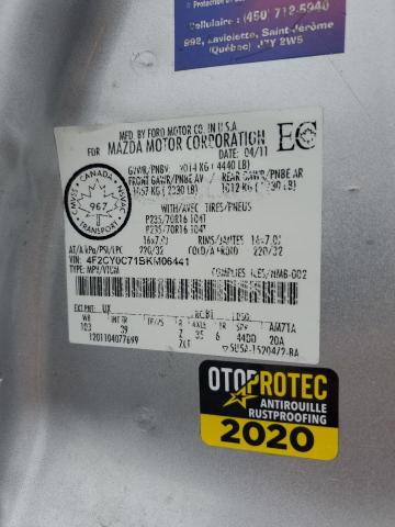 Photo 14 from auction – 2011 MAZDA TRIBUTE I with VIN 4F2CY0C71BKM06441