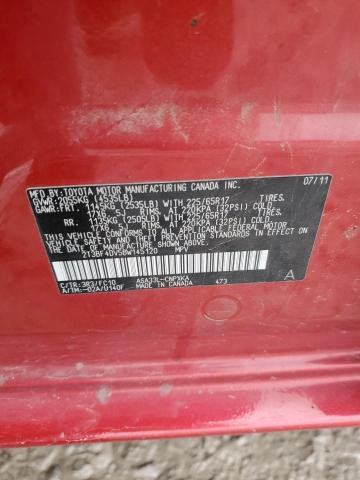 Photo 14 from auction – 2011 TOYOTA RAV4 with VIN 2T3BF4DV5BW145120