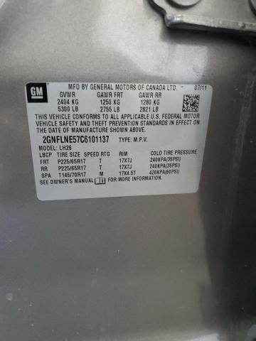 Photo 14 from auction – 2012 CHEVROLET EQUINOX LT with VIN 2GNFLNE57C6101137